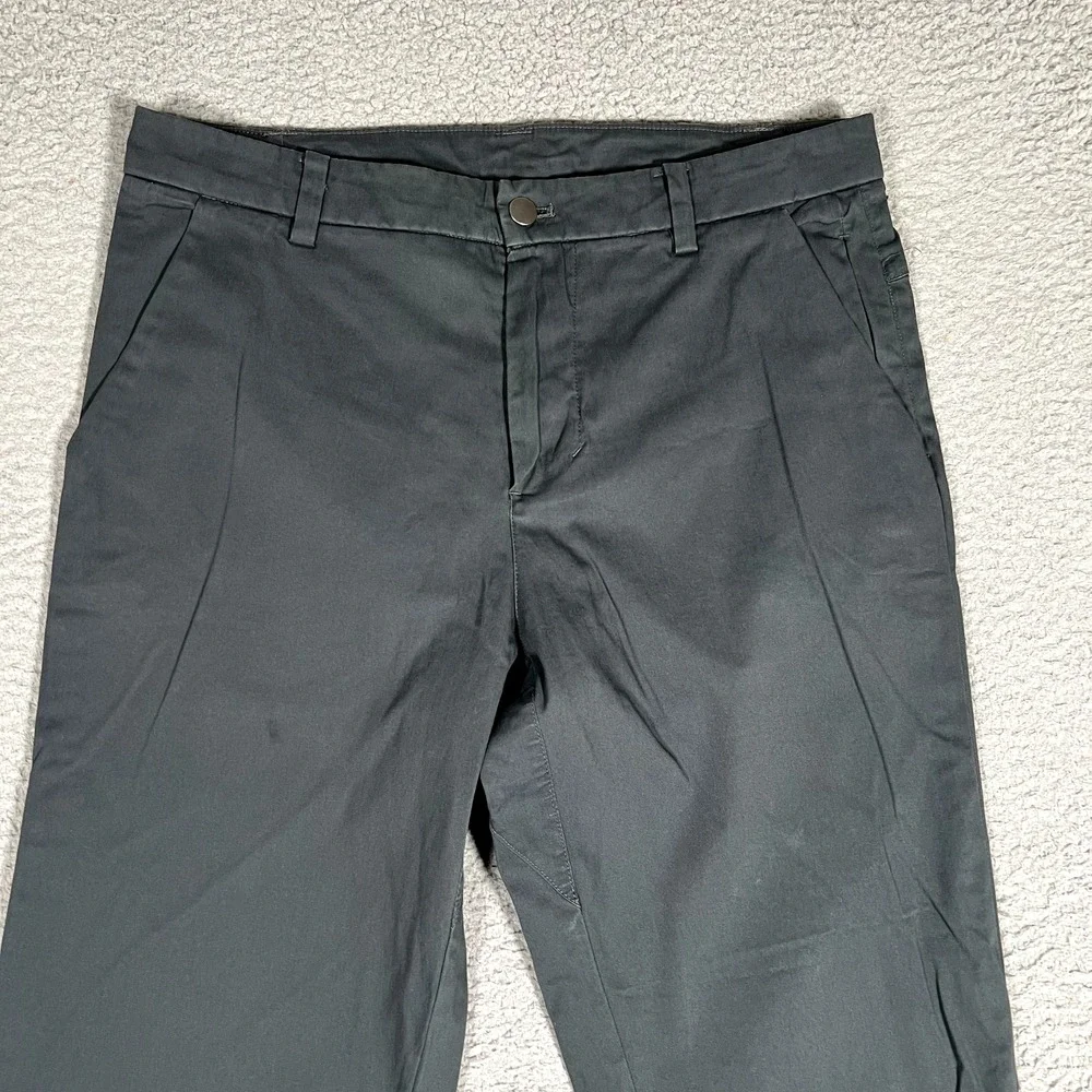 Lululemon Pants Mens 32x33 Blue Commission Swift Cotton Stretch Smart Casual‎